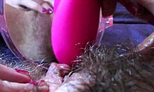 homemade close-up of amateur's huge throbbing clit during intense pussy orgasm