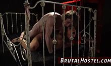 Bound Brunette Teen Tourist Takes Intense Interracial ANAL Domination