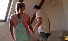 hunt4k broke student shanie ryan fucks for cash outdoors