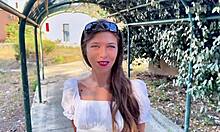 skinny french teen with small tits already acts like a total naughty slut