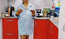 Delhi Stepsister Fucks Brother Big Cock Kitchen Shaved Pussy Desi