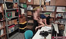 busty asian shoplifter tits grabbed officer bangs her hard umm yeah