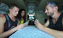 cuckold stares as stranger rails lost wife