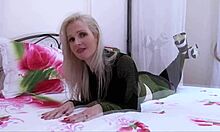 Skinny french blonde jade bends over for playful doggystyle tease