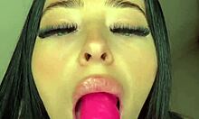 Horny British Slut Girlfriend Squirts in College Webcam Solo!