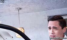 Busty Brunette Teen Josie Tucker Sucks Swallows and Rides Big Cock Bent Over Doggystyle Cowgirl Missionary Creampie