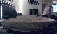 Club night ends with ebony riding big black cock