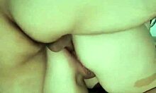 her swollen belly bounces wildly as she rides that tight ass sensually