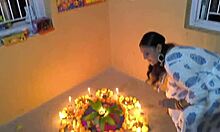 Desi skinny girl takes rough cock in tight pussy chudai