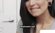 young teen lady spreads pussy for hard fucking and anal pounding