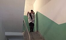 watch this fat ass bbw run treadmill with anal plug then strip naked public?