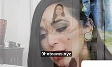 young teen lady spreads pussy for hard fucking and anal pounding