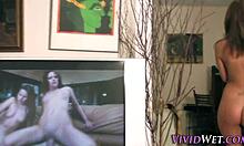 brunette teen pornstar with tattoos bent over for monster cock facial