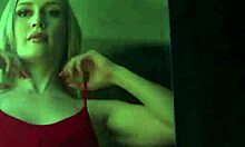 Blonde teen emma starletto strips lingerie fingers juicy pussy wet