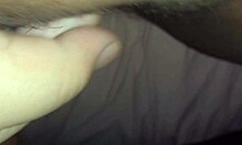 Chubby latina spreads wet big pussy lips teases horny folds closeup dripping