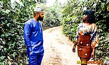 African stud plows fat ebony's hairy bush quick and deep