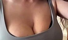 Wife Flaunts Massive Tits and Huge Nipples to Crowds Publicly