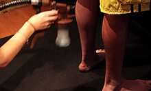 friends hot mom jasper nyx gives sloppy pov blowjob then bends for creampie doggystyle in spray tan glow