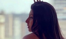 her petite frame teases shamelessly in pov with glasses on