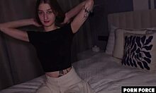 Teen Punished Hard for Screaming Too Loud in Garage