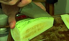 Birthday dinner ends in passionate kitchen heat