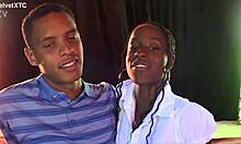 hey check this oral score casting with her natural black tits and dirty talk intro