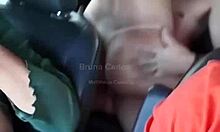 Fucking Hot Blonde in Car While Ex Films