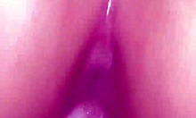 Arab wife slaps ass rides husband's huge cock in passionate creampie handjob frenzy