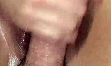 Arab wife slaps ass rides husband's huge cock in passionate creampie handjob frenzy