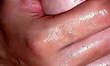 Arab wife slaps ass rides husband's huge cock in passionate creampie handjob frenzy