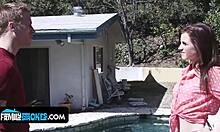 lazy stepsis skips school gets HARD POUNDED deep CREAMPIE 😈🔥