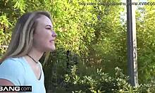 whoa i can't believe alyssa cole just flashed her perky tits in public park