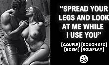 He Dominates Girlfriend Forest BDSM Roleplay