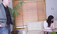 stepdad's friend bends me over fucks deepthroat doggy till i swallow his load