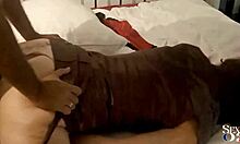 french slut in satin dress stockings heels gets pussy licked rimmed then intense doggy ass to mouth