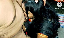 Horny Indian maid bends for desi master's rough Hindi-audio pounding