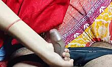 desi indian bride bhabhi rides devar cowgirl in close-up hardcore threesome on wedding night