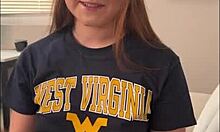 exchange student ava marina rides dorm cock missionary style