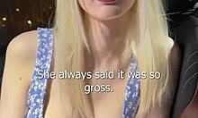 Fucked Busty Sexy Blonde In Car And Exploded On Her Face