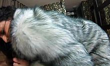 milfycalla's fetish compilation teases with deepthroat blowjobs rough sex and cumshots in sexy fur coats