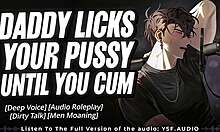 boyfriend's gentle tongue eases your stressed pussy moans