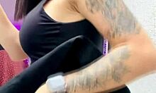 Hotwife STRIPS Lingerie MASTURBATES Pussy For STRANGERS Outdoor