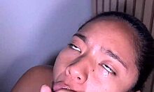 he cums too quick gobbling every inch of that monster cock amateur couple blows it!!