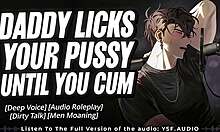 boyfriend's gentle tongue eases your stressed pussy moans