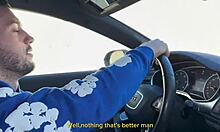 street stranger babe takes dp anal threesome with raul bud bent over riding monster cock