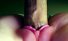 my hot cock slides into her pink wet pussy till i creampie deep