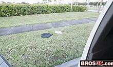 Milf hunts throbbing cocks on wild reverse bangbus ride