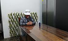 Old Man Assfucks Student Slut After She Makes Her Pass