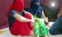 Desi Neighbor Mom Daughter Threesome BBC Doggystyle Pound!