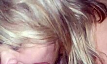 Blonde Step-Mom Shares Bed in Lingerie for Secret Creampie Encounter